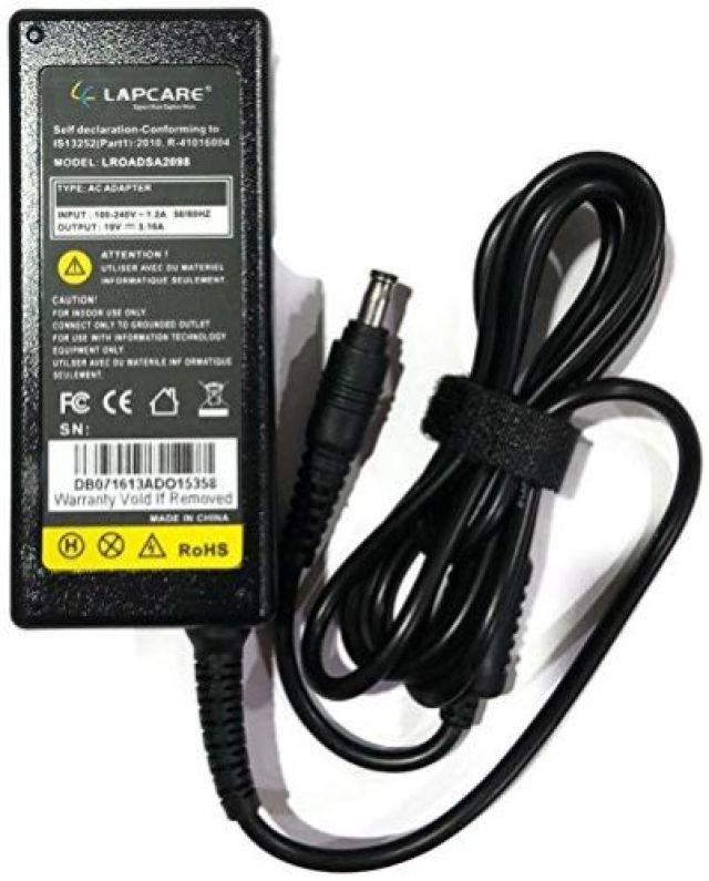 Lapcare AC Adapter for Samsung NP355V5C-S05IN, NP355E5X-A01IN, NP5355V5C-S06IN, NP355V5X-S03IN, NP355V5C-S08IN, NP355E5C-A01IN, NP355E5X-A02IN (Black)